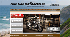 Desktop Screenshot of finelinemotorcycles.com.au